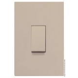 Conjunto Interruptor Simples Vertical 4x2 - RECTA Areia Satin Fosco